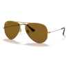 Gafas Ray Ban Aviador RB3025 Gold Cafe Clasica B-15 – Gafas Ray Ban Ecuador Eyewearlocker