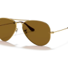 Gafas Ray Ban Aviador RB3025 Gold Cafe Clasica B-15 – Gafas Ray Ban Ecuador Eyewearlocker1