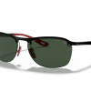Gafas Ray Ban RB4302 Coleccion Scuderia Ferrari Black Verde G15 Clasica – Gafas Ray Ban Ecuador Eyewearlocker1