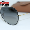 Gafas Ray Ban Aviador RB3025JM Black Gold Grey Gradient – Gafas Ray Ban Ecuador Eyewearlocker8
