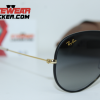 Gafas Ray Ban Aviador RB3025JM Black Gold Grey Gradient – Gafas Ray Ban Ecuador Eyewearlocker9