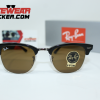 Gafa Ray Ban Clubmaster RB3016 Black B-15 Brown – Gafas Ray Ban Ecuador EyewearLocker1