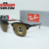 Gafa Ray Ban Clubmaster RB3016 Black B-15 Brown – Gafas Ray Ban Ecuador EyewearLocker2