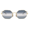 Gafas Ray Ban Octagonal RB1972 Arista Clear Gradient Blue – Gafas Ray Ban Ecuador EyewearLocker4