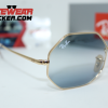 Gafas Ray Ban Octagonal RB1972 Arista Clear Gradient Blue – Gafas Ray Ban Ecuador EyewearLocker8