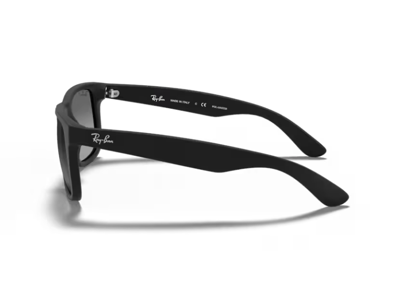 Ray Ban Justin RB4165 Matte Black Gris Degradado Polarizadas - Imagen 3