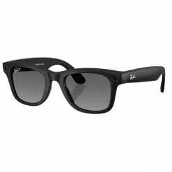 Ray Ban Meta Wayfarer Matte Black Polarizadas 