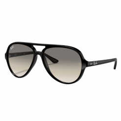 Ray Ban Cats  RB4125 Polished Black Grey Gradient