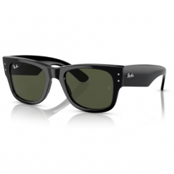 Ray Ban Mega Wayfarer RB0840S Polished Black Verde G-15