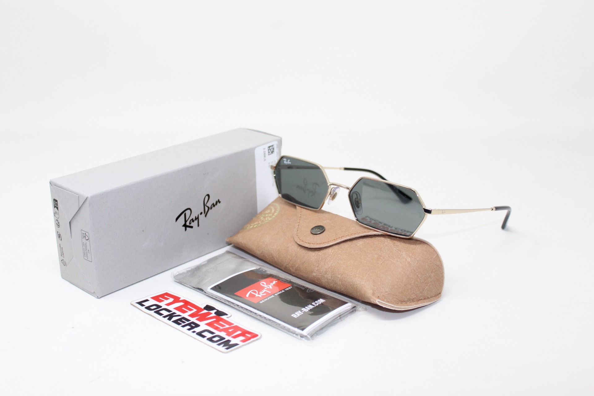 Ray-Ban-Yevi-RB3728-Light-Gold-Dark-Grey-Silver-Eyewearlocker-Ray-Ban-ECuador-1-1
