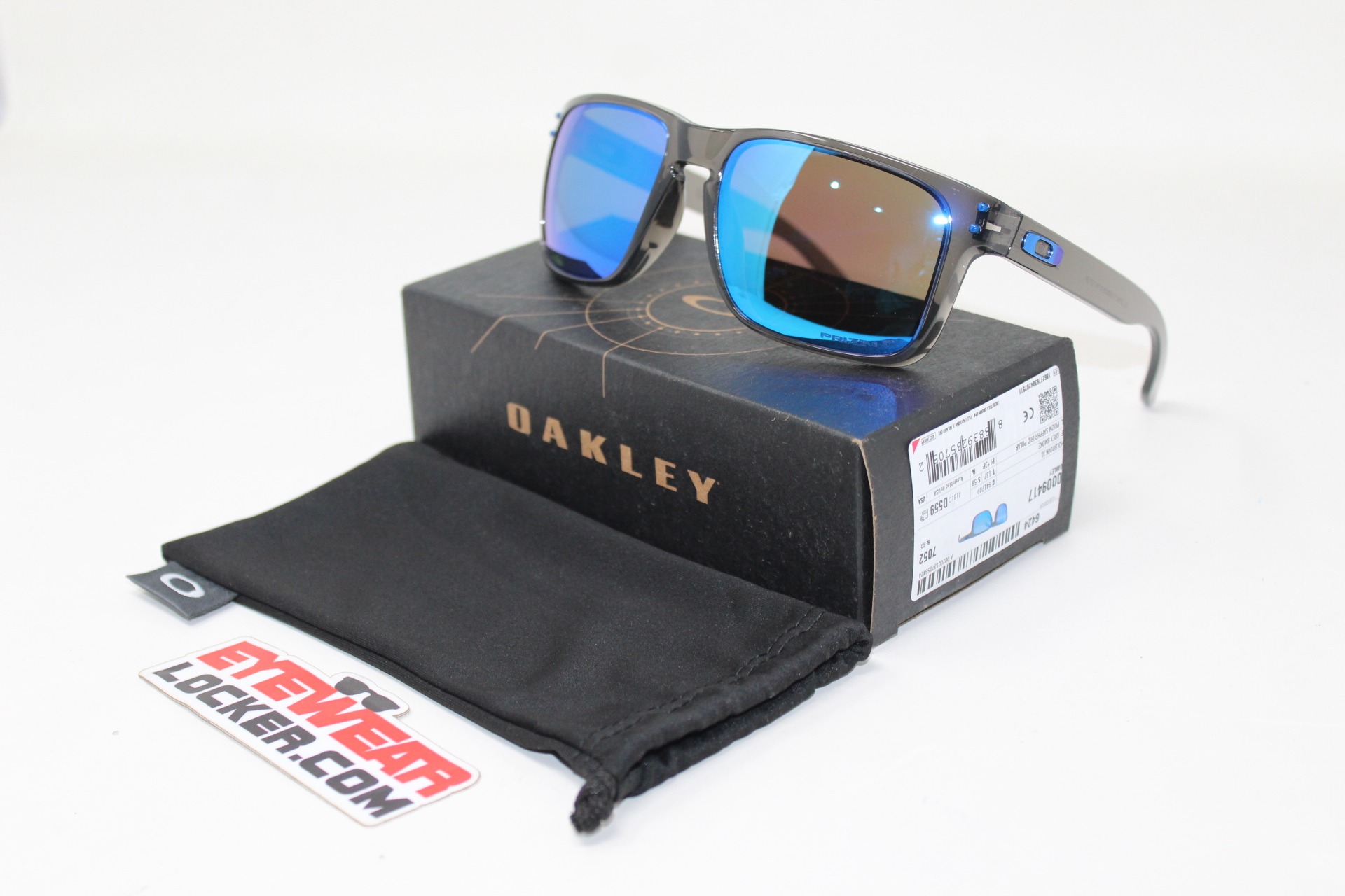 Oakley-Holbrook -XL-Matte-Grey- Smoke-Prizm- Sapphire- Polarizadas-Eyewearlocker-Ecuador-1