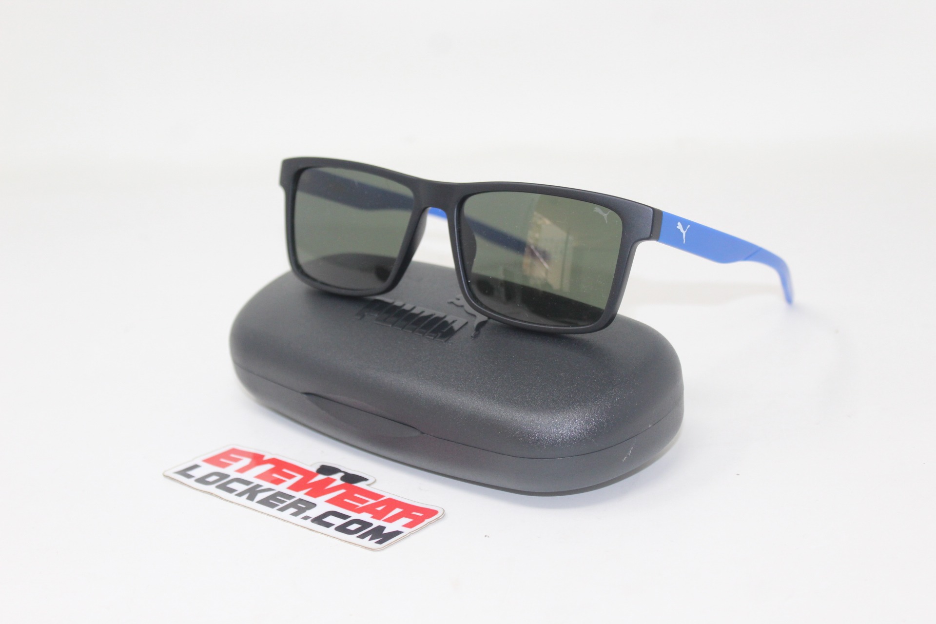 Puma-Pe01330- Matte-Black:Blue-Eyewearlocker-Ecuador-1
