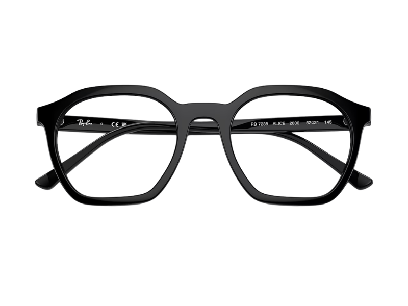 Ray-Ban-Alice RB7238-Polished- Black-Eyewearlocker-Ecuador-3