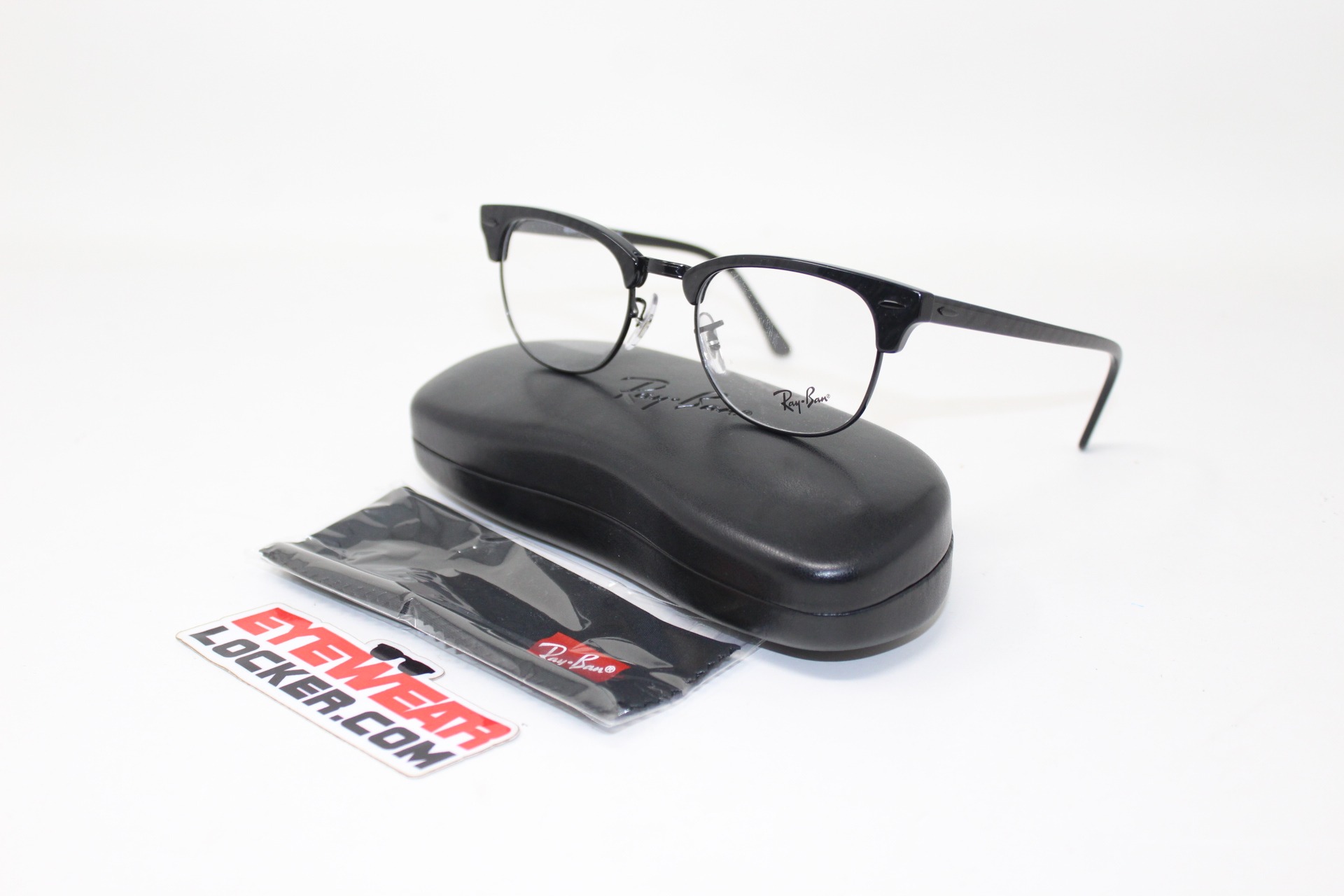 Ray-Ban-Clubmaster-RB5154-Polished-Black-Camuflage-Eyewearlocker-Ecuador-1.