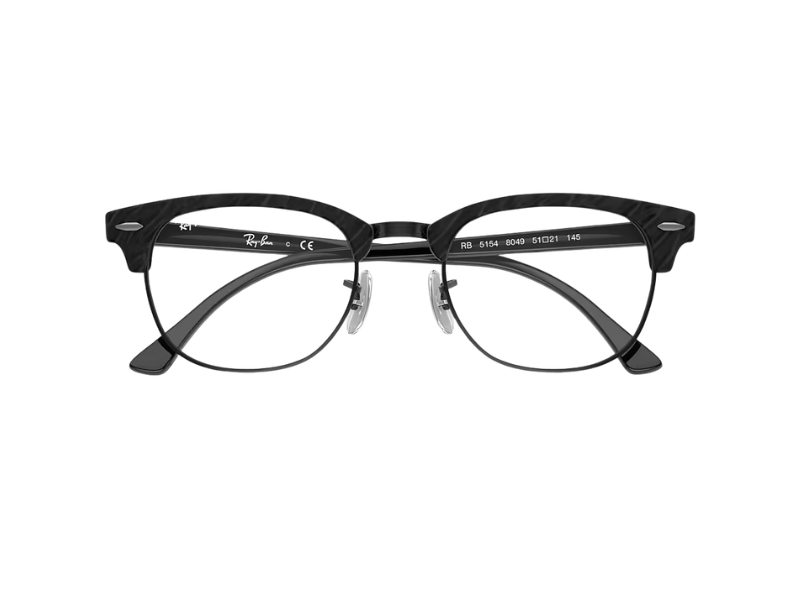Ray-Ban Clubmaster- RB5154-Polished- Black-Camuflage-Eyewearlocker-Ecuador-3