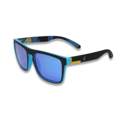 La Tri Matte Black Blue Polarizadas