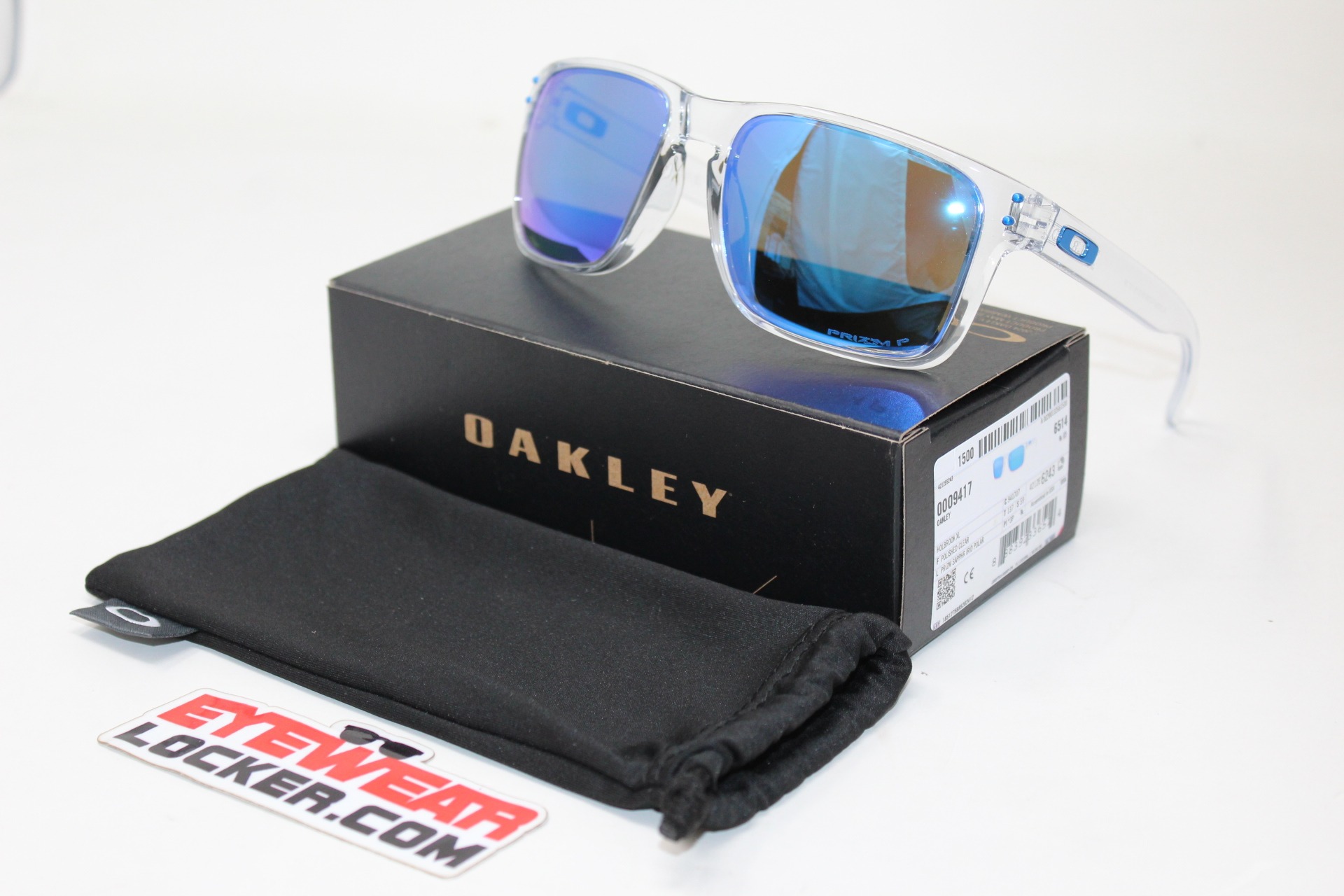 Oakley-Holbrook-XL-Polished-Clear-Prizm-Sapphire-Polarizadas-Eyewearlocker-Oakley-Ecuador-1