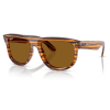 Ray Ban Boyfriend  Reverse Striped Havana Brown Polarizadas