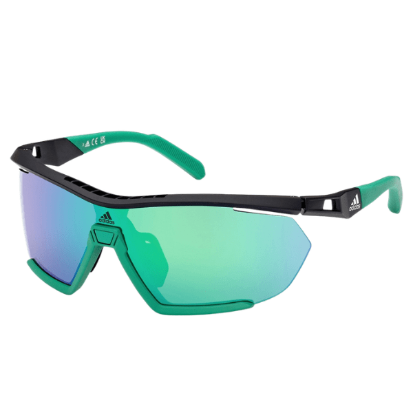 Adidas-Aero-Lite- SP0072-Matte- Black-Green-Eyewearlocker-Adidas-Ecuador-1