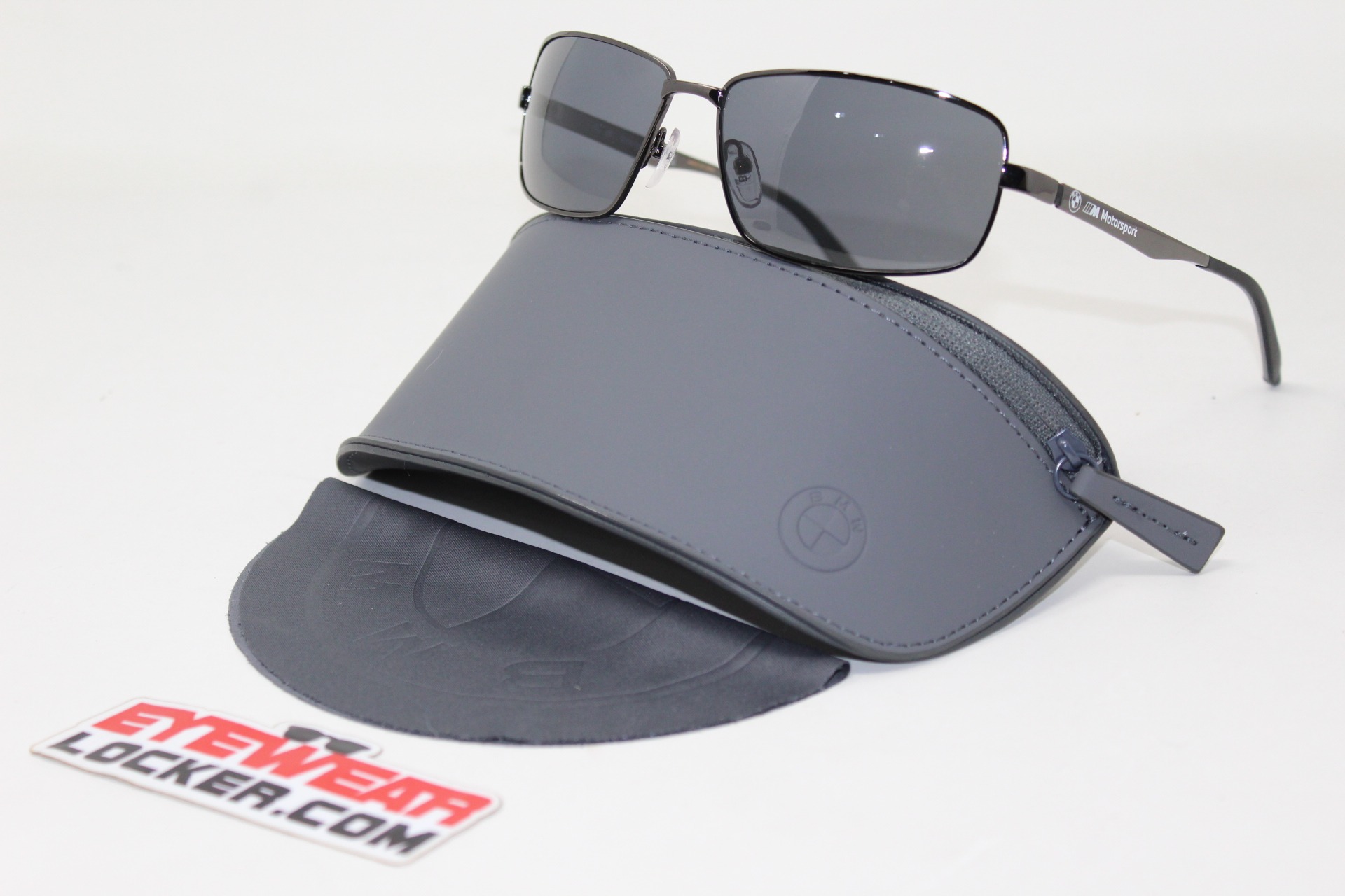 BMW-Motorsport- BS0016:S- Gunmetal-Black:-Grey-Eyewearlocker-Ecuador-1