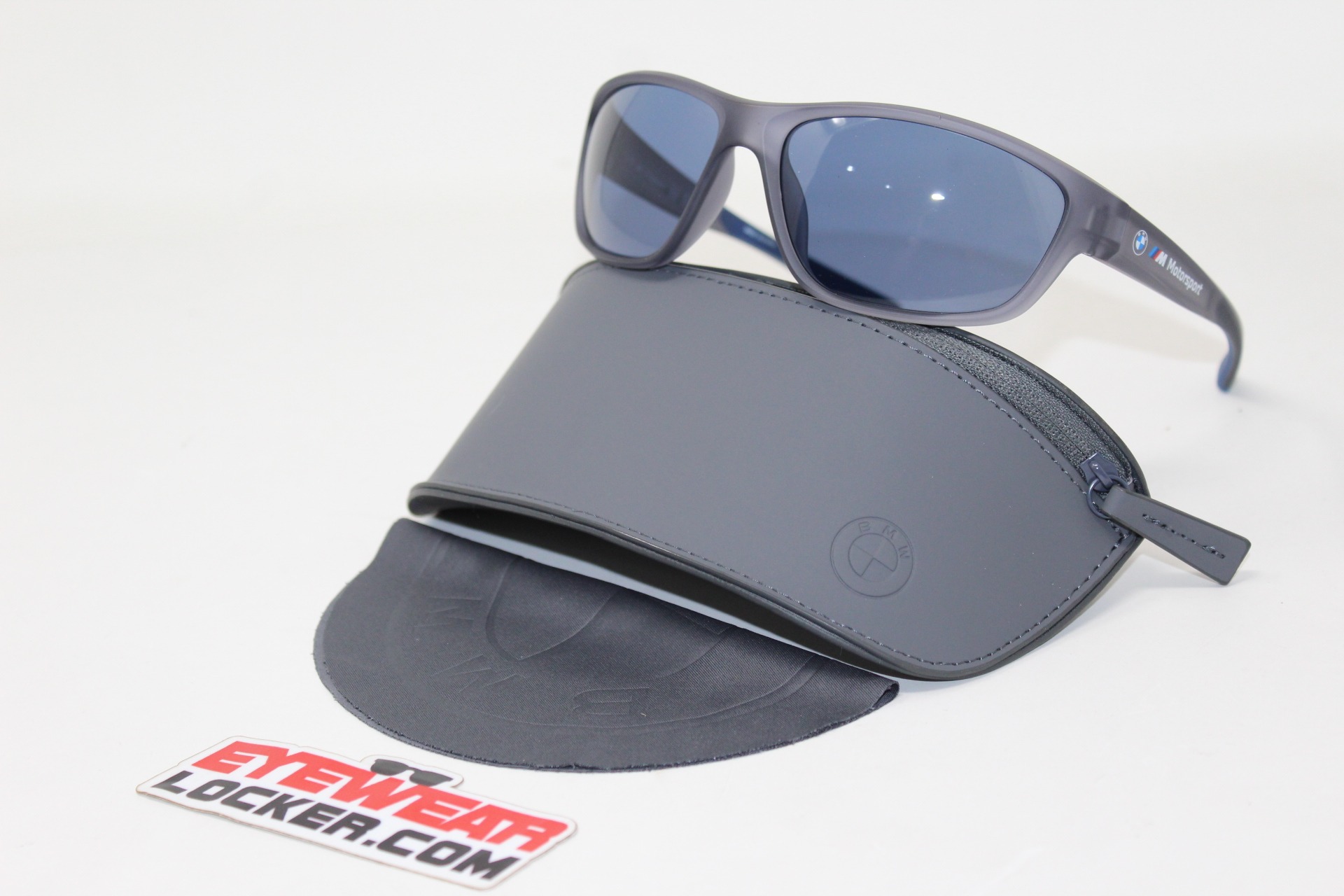 BMW-Motorsport- BS0032:S-Matte- Grey:Blue-Eyewearlocker-BMW-Ecuador-1