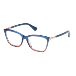 Guess GU2880 092 Square Glasses-Transparent Blue/Pink