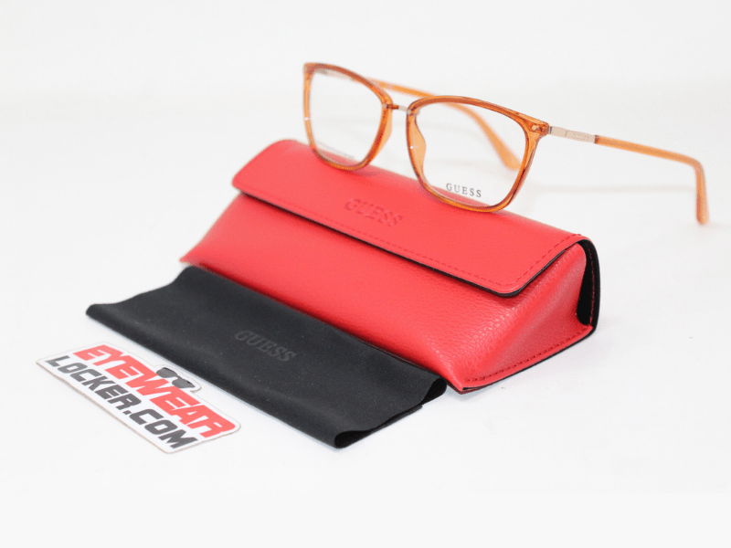 Armazones- Guess- GU2958- 044- Rectangular- Transparent- Orange- Eyewearlocker- Ecuador-5