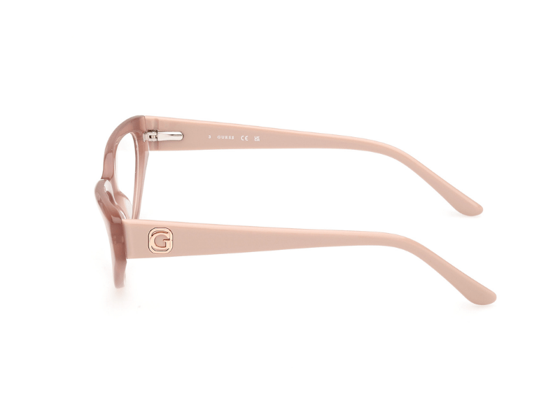 Armazones- Guess- GU50113- 057- Cat- Eye- Matte- Beige- Brown- Eyewearlocker- Ecuador-2