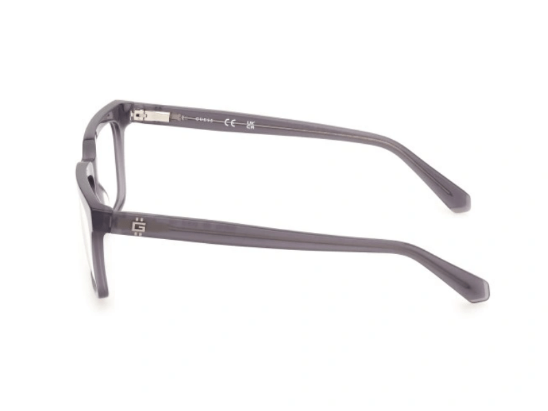 Armazones- Guess- GU50133- 020- Rectangular- Shiny- Frosted- Grey- Eyewearlocker- Ecuador-2
