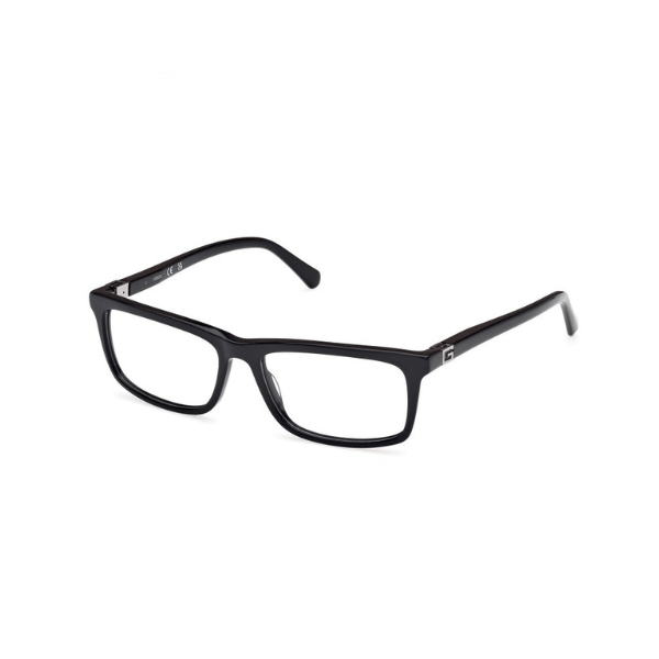Armazones- Guess- GU50190- 001- Rectangular- Shiny- Black- Eyewearlocker- Ecuador-1