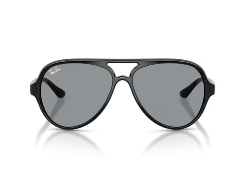 Ray-Ban-Cats- RB4125-Polished -Black-Grey-Eyewearlocker-Ray-Ban-Ecuador-2