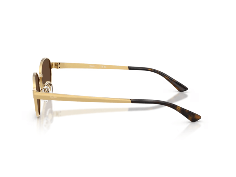 Ray-Ban-RB3774D- Polished-Gold-Dark-Brown-Eyewearlocker-Ray-Ban-Ecuador-1