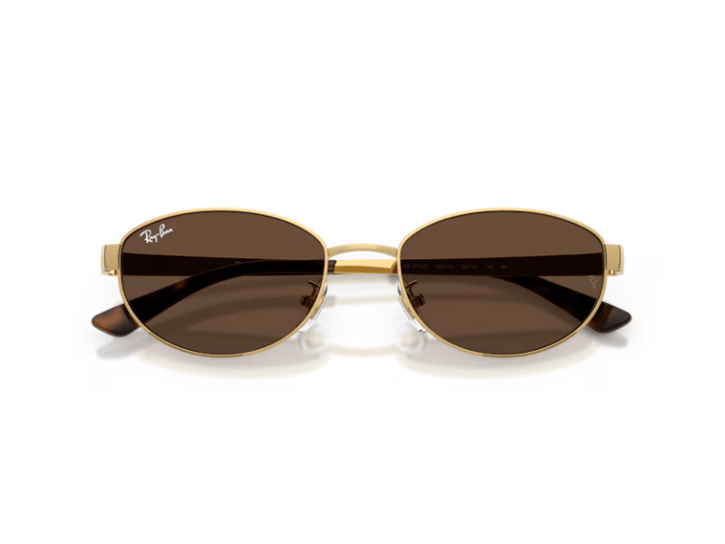 Ray-Ban-RB3774D- Polished-Gold-Dark-Brown-Eyewearlocker-Ray-Ban-Ecuador-3