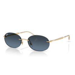 Ray Ban RB767 Polished Gold Blue Gradient