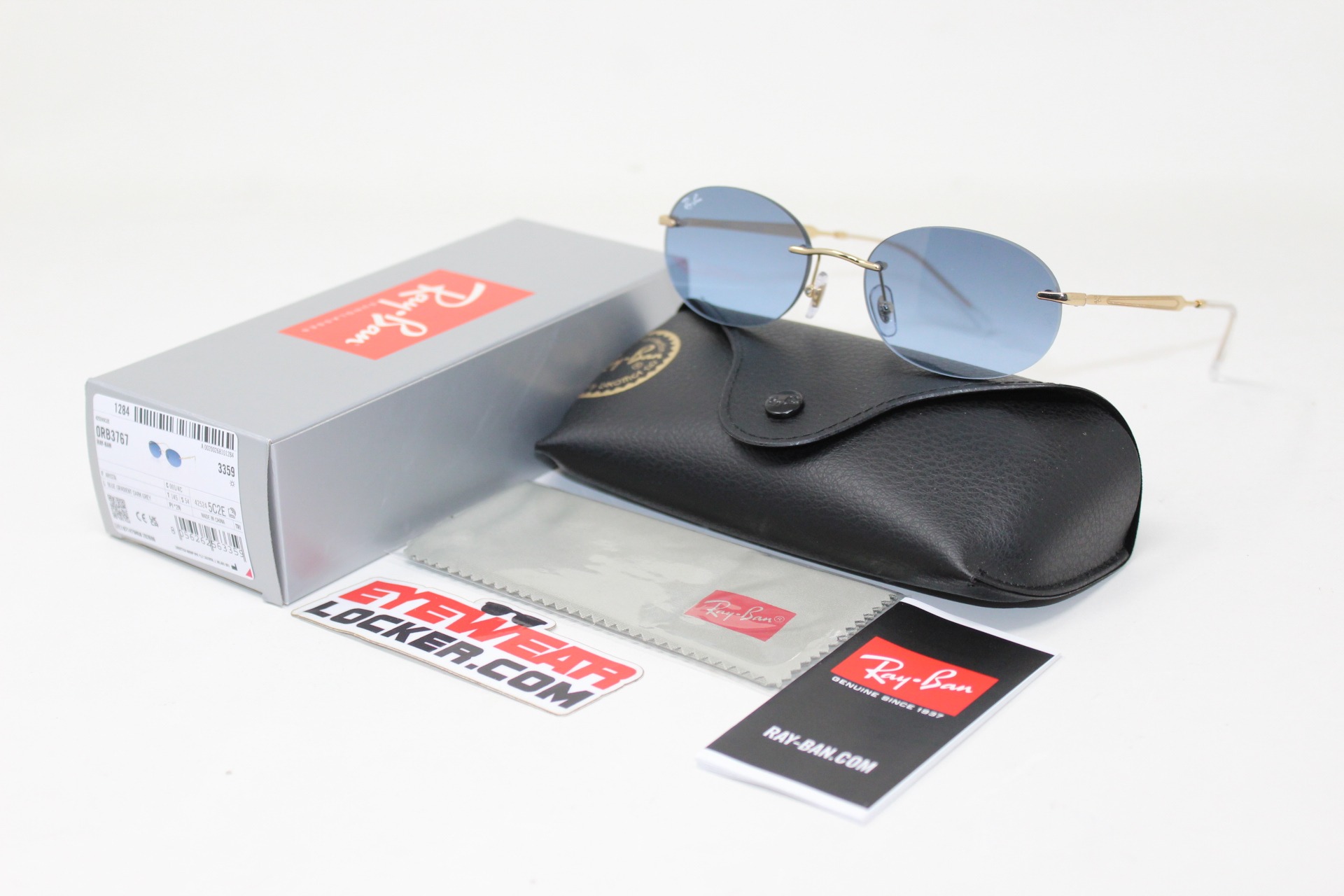Ray-Ban-RB767- Polished-Gold-Blue-Gradient-Eyewearlocker-Ecuador-1