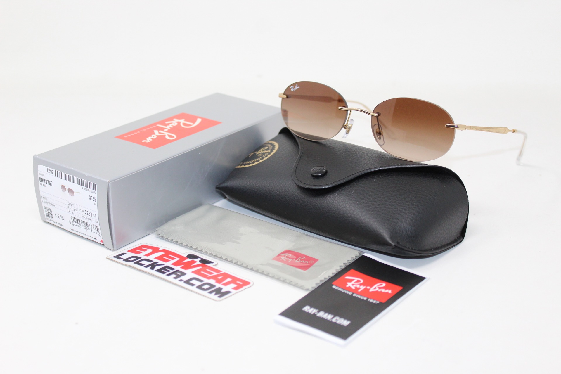 Ray-Ban-RB767- Polished-Gold- Brown-Gradient-Eyewearlocker-Ray-Ban-Ecuador-1