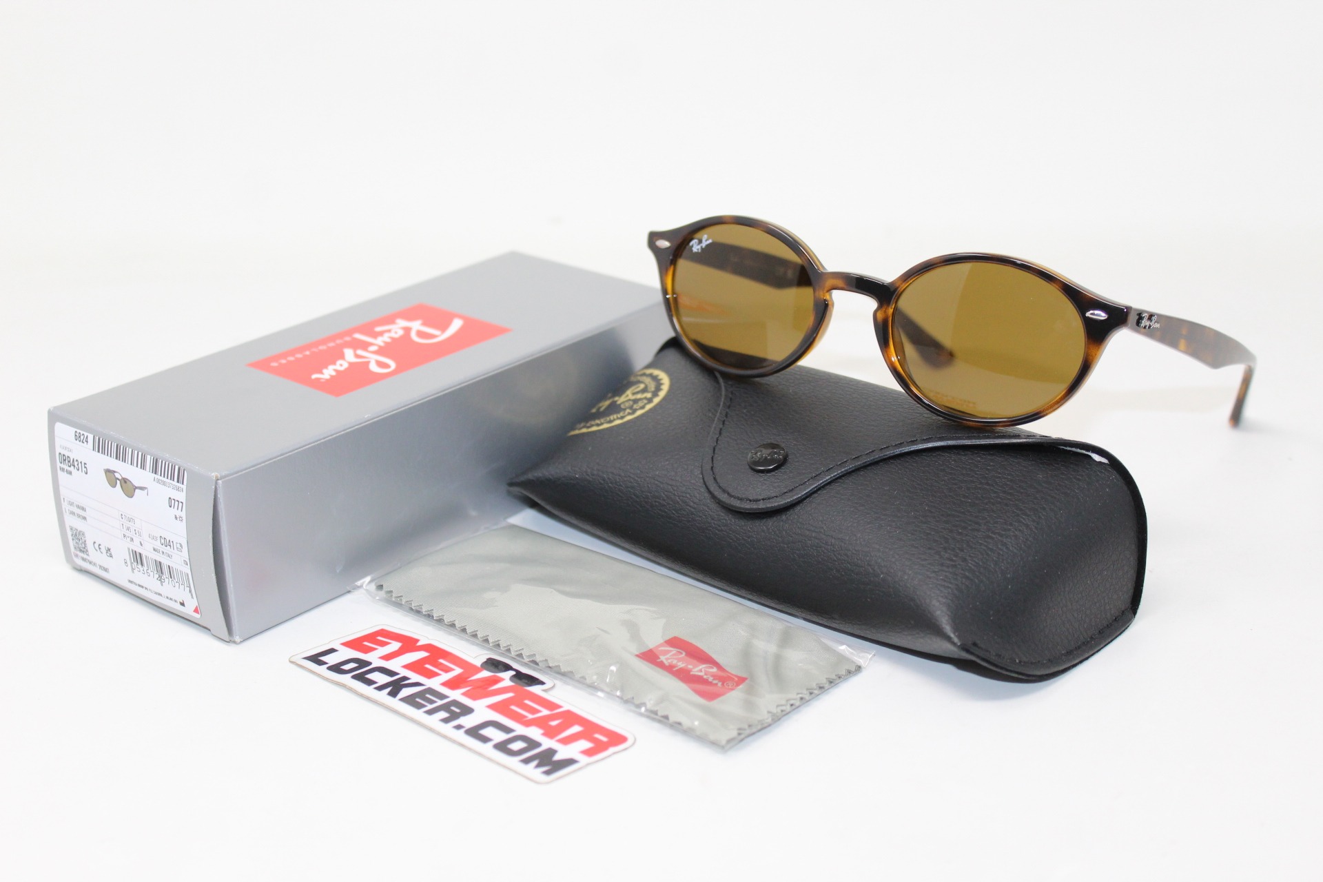 Ray-BanRB4315- Polished-Havana- Brown-Eyewearlocker-Ray-Ban-Ecuador-1