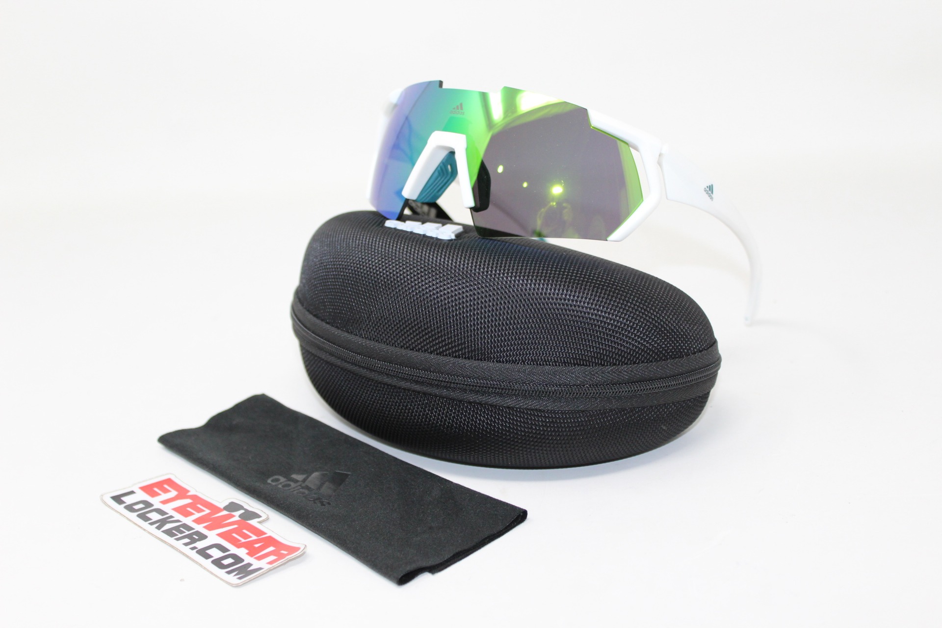 Adidas SP0064 Matte White Green - Imagen 5